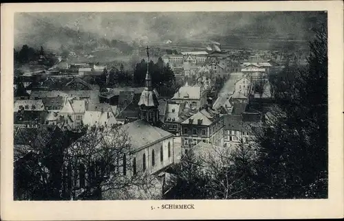 Ak Schirmeck Elsass Bas Rhin, Vue générale