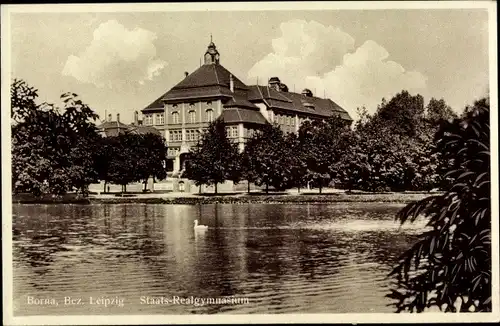 Ak Borna in Sachsen, Staats-Realgymnasium