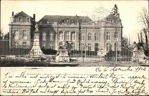 Ak Bazeilles Ardennes, Chateau Dorival