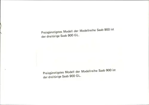 Foto Auto, Saab 900 GL