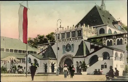 Ak Dresden Neustadt, Hygiene Ausstellung 1911, Russischer Staatspavillon