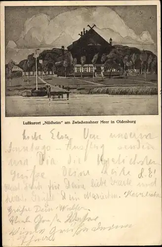 Künstler Ak Bad Zwischenahn in Oldenburg, Niblheim, Zwischenahner Meer