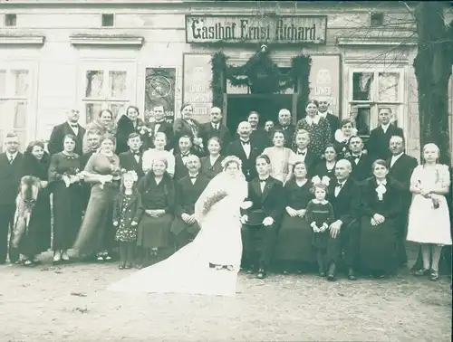 Foto Sonnenberg in Brandenburg, Hochzeit 19. Dezember 1936, Gasthof Ernst Richard