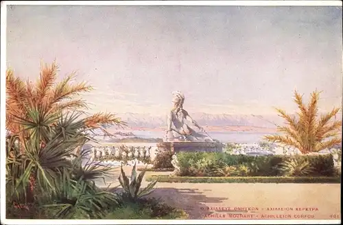 Künstler Ak Korfu Griechenland, Achilleion