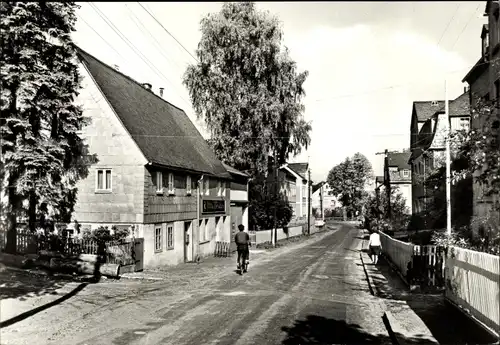 Ak Weißenborn im Erzgebirge, Dorfstraße