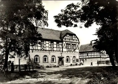 Ak Tautenhain in Thüringen, Gasthaus Kanone