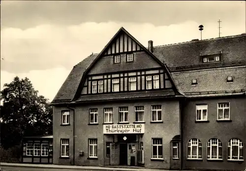 Ak Weißenborn Holzland Thüringen, HO Gaststätte und FDGB Vertragsheim Thüringer Hof