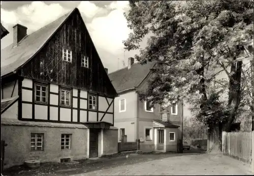 Ak Höfgen Grimma in Sachsen, Technische Schauanlage Wassermühle, Gaststätte Zur Wassermühle