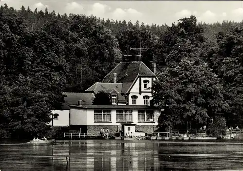 Ak Hainspitz in Thüringen, Konsum-Gaststätte Am See