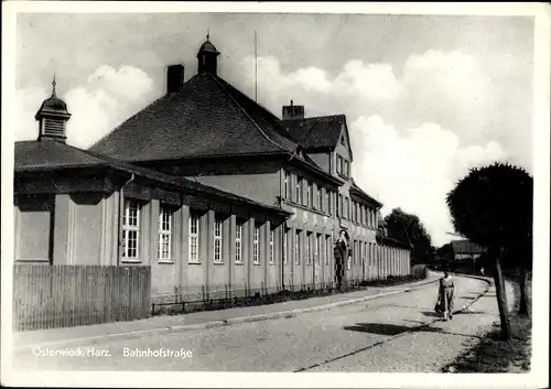 Ak Osterwieck am Harz, Bahnhofstraße