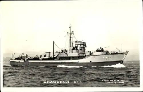 Foto Ak Französisches Kriegsschiff, D 315