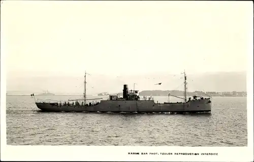 Foto Ak Französisches Kriegsschiff