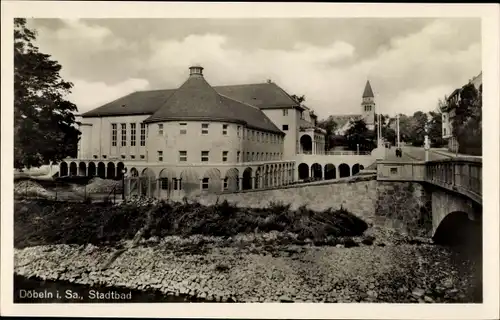 Ak Döbeln in Sachsen, Stadtbad