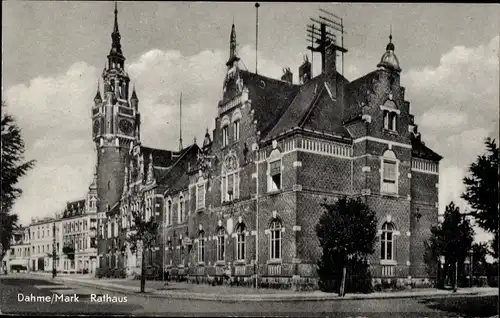 Ak Dahme in der Mark, Rathaus