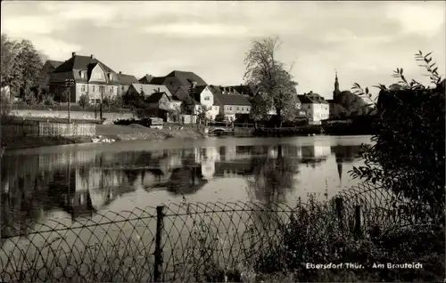 Ak Ebersdorf in Thüringen, Am Brauteich