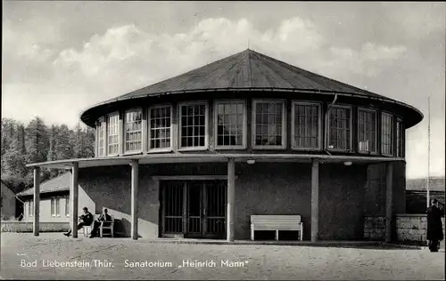 Ak Bad Liebenstein im Thüringer Wald, Sanatorium Heinrich Mann