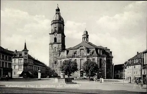 Ak Waltershausen Thüringen, Stadtkirche Zur Gotteshilfe