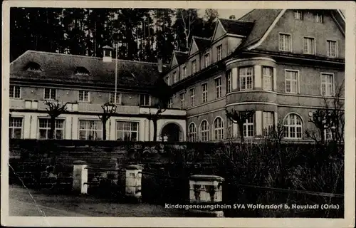 Ak Wolfersdorf in Thüringen, Kindergenesungsheim SVA