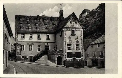 Ak Ziegenrück Thüringen, Rathaus