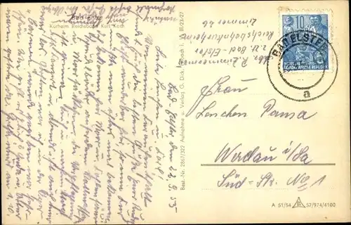 Ak Bad Elster im Vogtland, Reichsbahn Kurheim Karl Koch