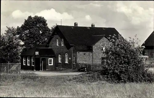 Ak Lauter Bernsbach im Erzgebirge Sachsen, Gaststätte Waldhaus