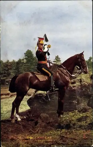 Ak Royal Irish Lancer, britischer Soldat