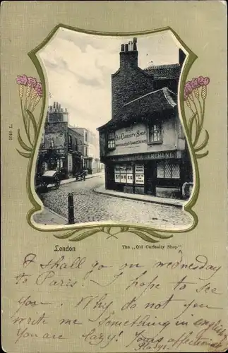Passepartout Ak London England, The Old Curiosity Shop