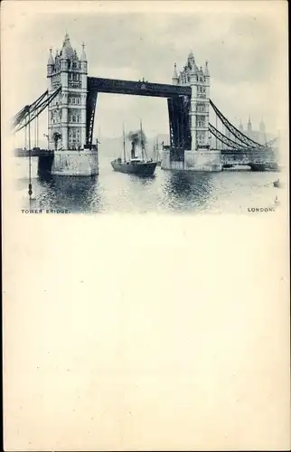 Ak London England, Tower Bridge