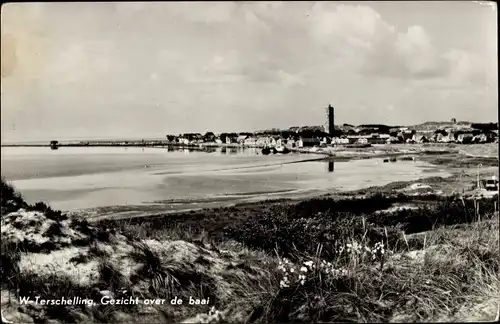 Ak West Terschelling Friesland Niederlande, Gezicht over de baai