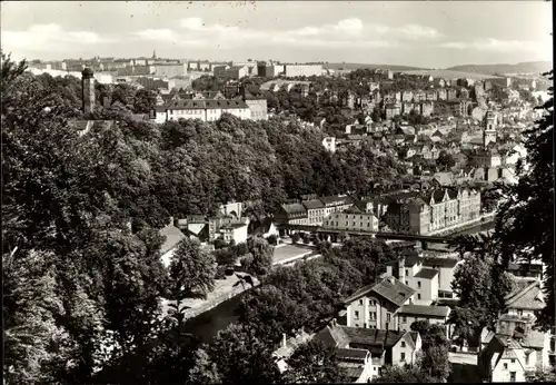 Ak Greiz im Vogtland, Blick auf die Stadt