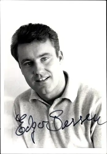 Foto Schauspieler Edgar Bessen, Portrait, Autogramm