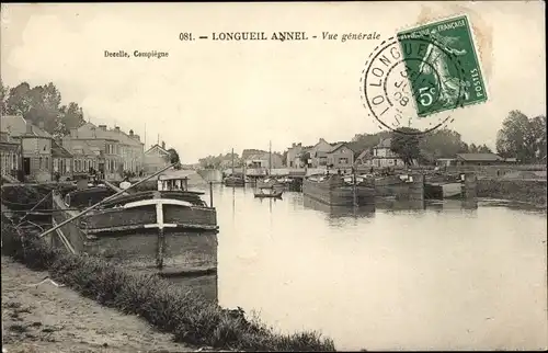 Ak Longueil Annel Oise, Gesamtansicht