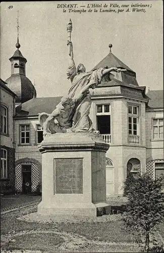 Ak Dinant Wallonie Namur, Rathaus