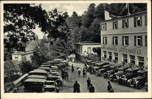 Ak Bad Bergzabern, Hotel Kurhaus Westenhöfer