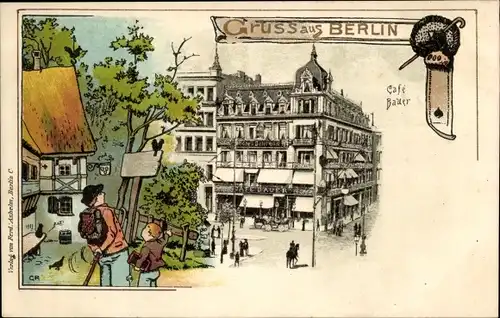 Künstler Litho Berlin Mitte, Café Bauer