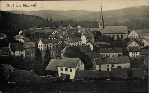 Ak Stadtkyll in der Eifel, Teilansicht