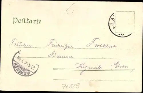 Ak Landau in der Pfalz, Totale