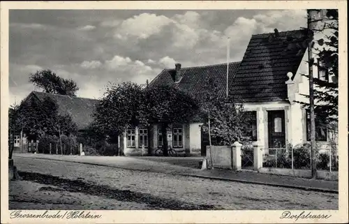 Ak Großenbrode in Ostholstein, Dorfstraße