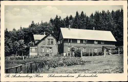 Ak Sankt Andreasberg Braunlage im Oberharz, Schwesternheim Jordanshöhe