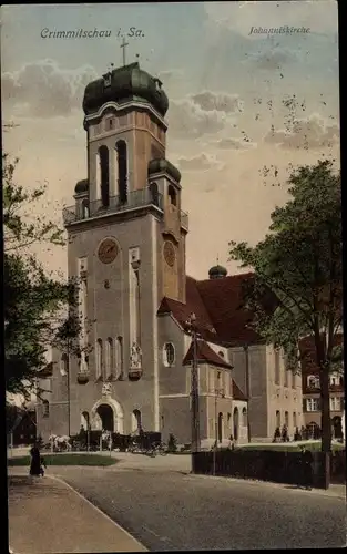 Ak Crimmitschau in Sachsen, Johanniskirche
