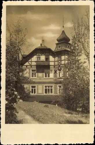 Foto Ak Wehlen an der Elbe Sächsische Schweiz, S.V.A. Erholungsheim