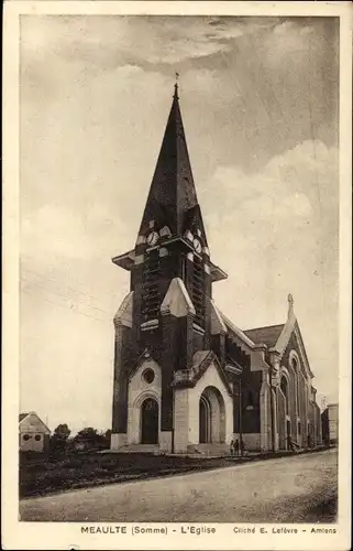 Ak Méaulte Somme, Kirche