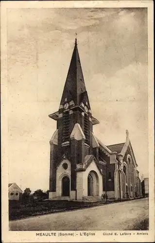 Ak Méaulte Somme, Kirche