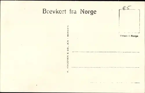 Ak Fjærland in Norwegen, Sogn