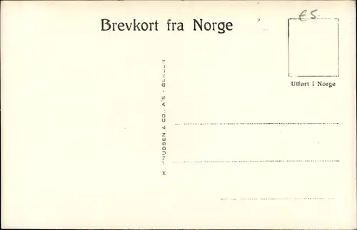 Ak Norwegen, Fröisöen i Nordfjord, Mindresunde