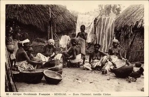 Ak Senegal, Familie vom Volk Cerere