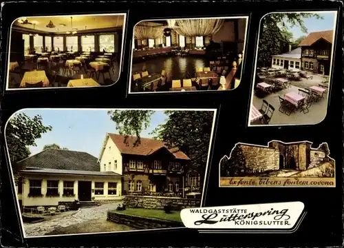 Ak Königslutter am Elm, Waldgaststätte Lutterspring