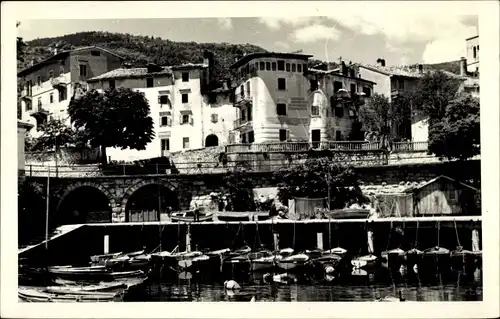 Foto Ak Lovran Laurana Kroatien, Hafen