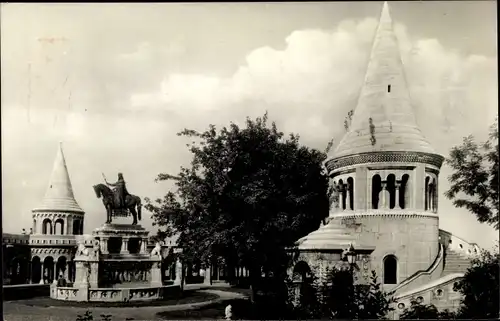 Ak Budapest Ungarn, Halaszbastya, Fischerbastei