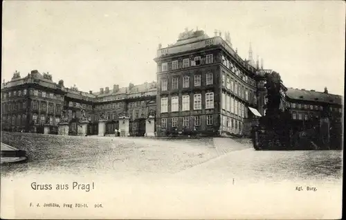 Ak Praha Prag Tschechien, Köngliche Burg